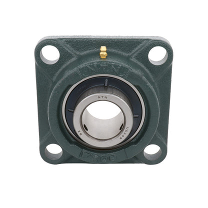 NTN UCFX14D1 Metric Four Bolt Square Cast Iron Flange Housing with 70mm Bore Insert - Allow 2-3 Days