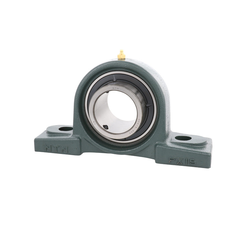 NTN UCPX17-307D1 Imperial Cast Iron Two Bolt Pillow / Plummer Block Housing with 3-7/16 inch Bore Insert - Allow 2-3 Days