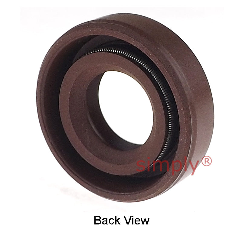 0.62x1.37x0.25 inch FKM Rubber Imperial Double Lip Rotary Shaft Oil Seal with Garter Spring