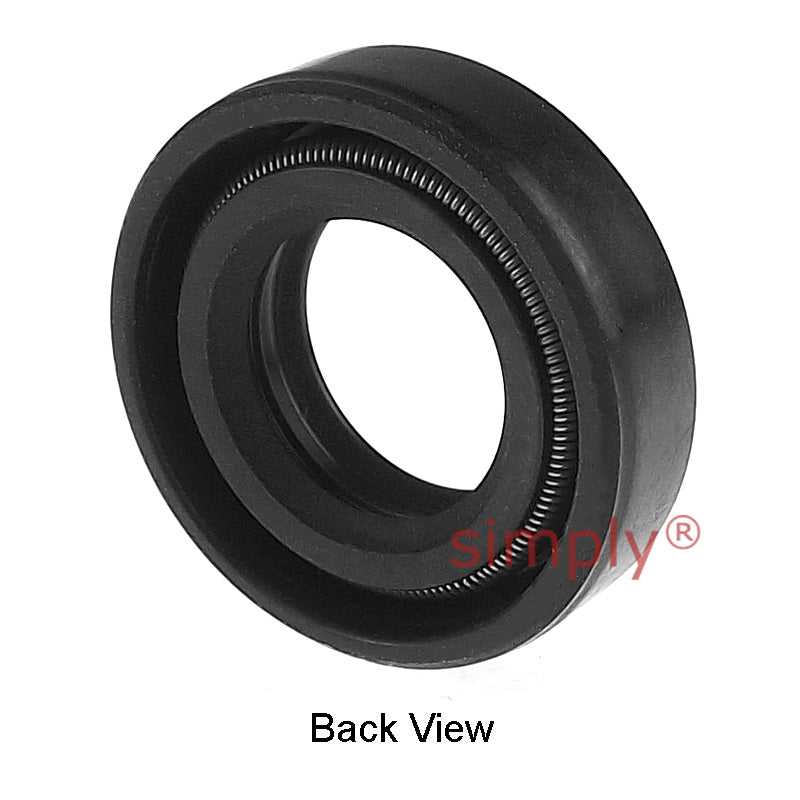 10x37x12TC4 Metric Fork and Damper Nitrile Rubber Oil Seal with Extra Internal Sealing Profile and Raised Outer Sealing Band on Outside Diameter