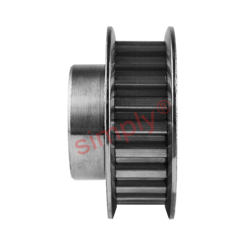 P20-MXL-025F - 0.08 inch Pitch 20 Tooth Flanged Pilot Bore Aluminium Timing Pulley for 1/4 inch Wide Belt