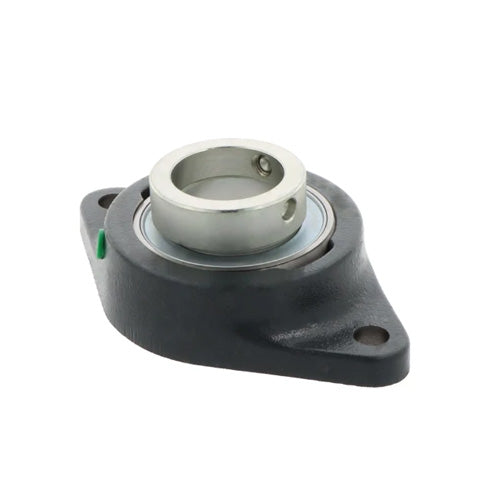INA PCJT25XLN Two Bolt Cast Iron Oval Housing with Eccentric Collar Insert 25mm Bore