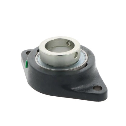 INA PCJ17XL Four Bolt Cast Iron Square Housing with Eccentric Collar Insert 17mm Bore