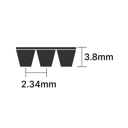 944PJ/372J Pix Poly V Multiple Ribbed Belt 944mm/37.2 inch Length with 14 Ribs Allow 2-3 Days