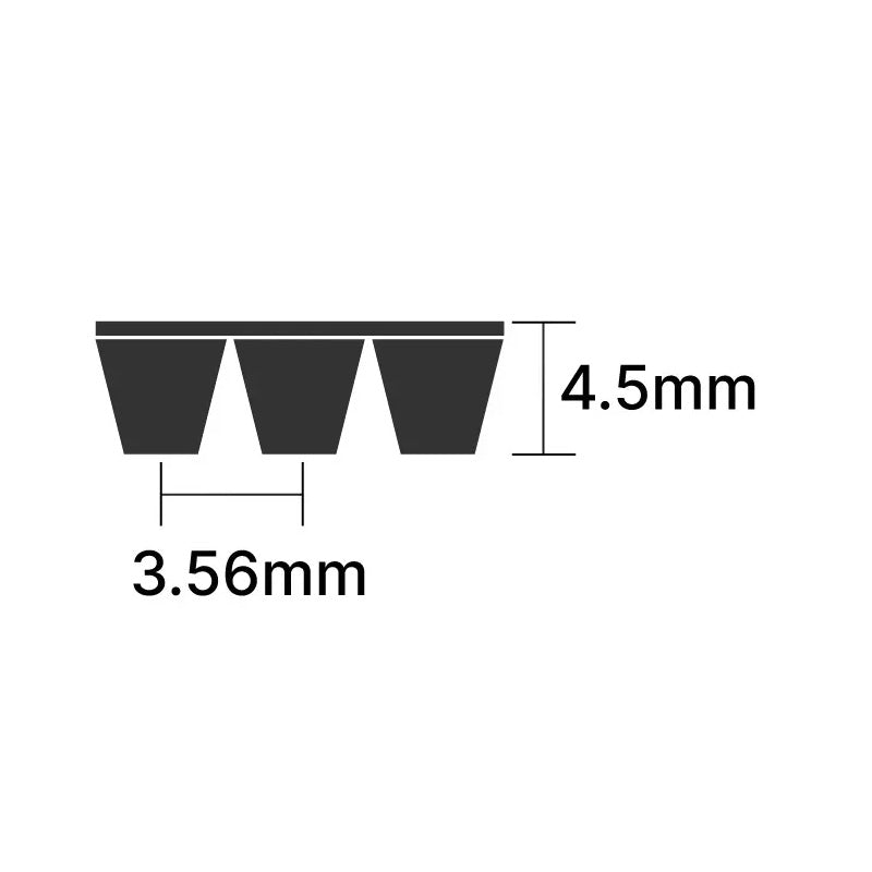 1225PK/482K Pix Poly V Multiple Ribbed Belt 1225mm/48.2 inch Length with 9 Ribs Allow 2-3 Days