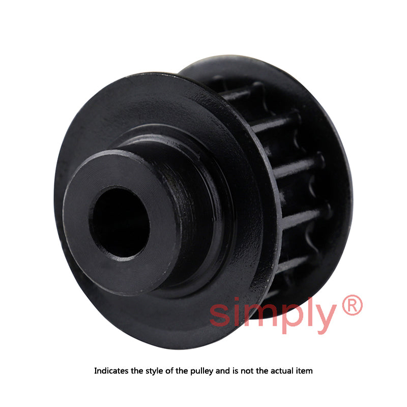 PC14M-44S-125 - 14mm Pitch 44 Tooth Polychain and Synchrochain Steel Pilot Bore Timing Belt Pulley for 125mm Wide Belts