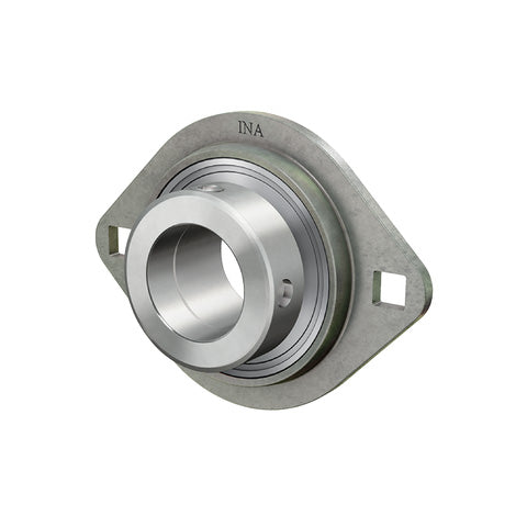 INA RAT17XL Two Bolt Sheet Steel Oval Housing with Eccentric Collar Insert 17mm Bore