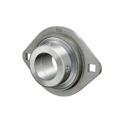 INA RATY12XL Two Bolt Sheet Steel Oval Housing with Grub Screw Insert 12mm Bore