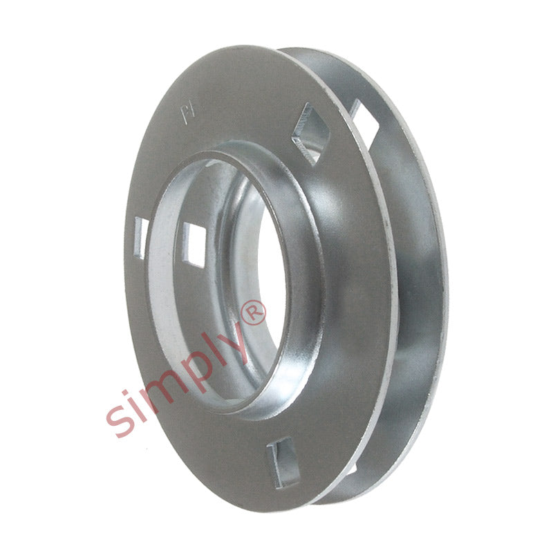 SSPF-3 Pressed Stainless Steel 3 Bolt Round Bearing Housing for SA and SB 201 / 202 / 203 Inserts