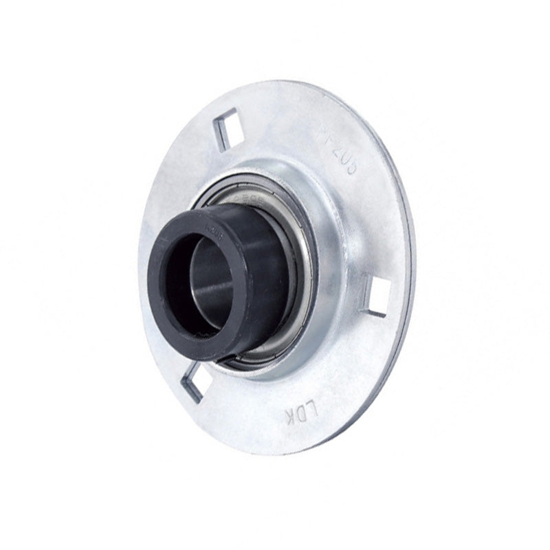 SAPF205-16 Round 3 Bolt Pressed Steel Bearing Housing with 1 inch Collar Insert