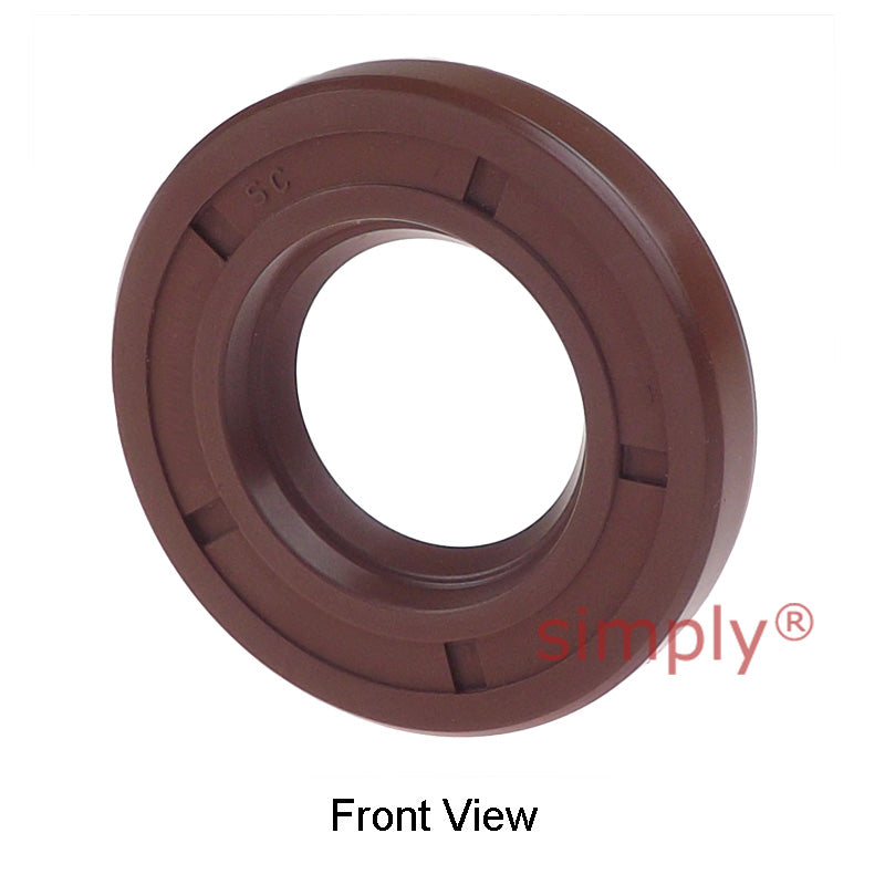 0.56x1.12x0.25 inch FKM Rubber Imperial Single Lip Rotary Shaft Oil Seal with Garter Spring
