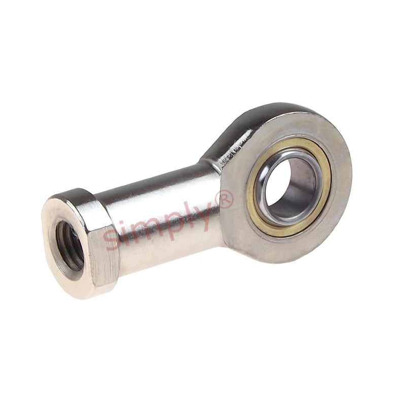 Codex SIL25C Left Hand Steel / PTFE Sintered Bronze Lined Plain Female Rod End M24x2 Thread