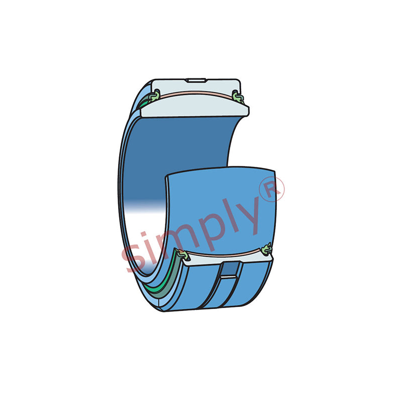 SKF GE300TXA2RS Maintenance Free Spherical Plain Bearing Steel / PTFE Fabric 300x430x165x120mm