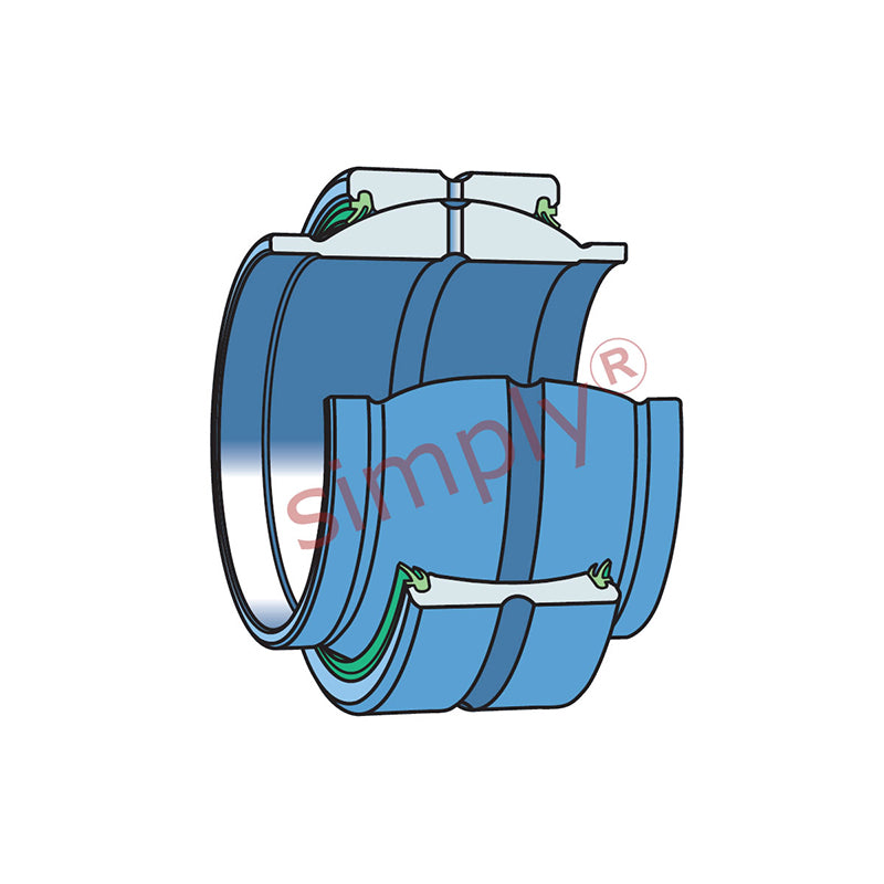 Codex GEM60ES2RS Extended Inner Spherical Plain Bearing 60x90x54x36mm