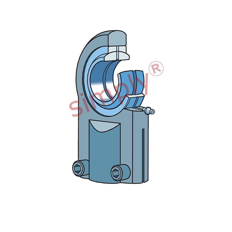 SKF SILJ50ES Left Hand Steel / Steel Clamp Type Female Rod End M33x2 Thread