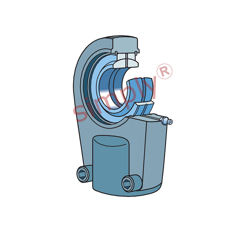 SKF SIR120ES Right Hand Steel / Steel Clamp Type Female Rod End M130x3 Thread