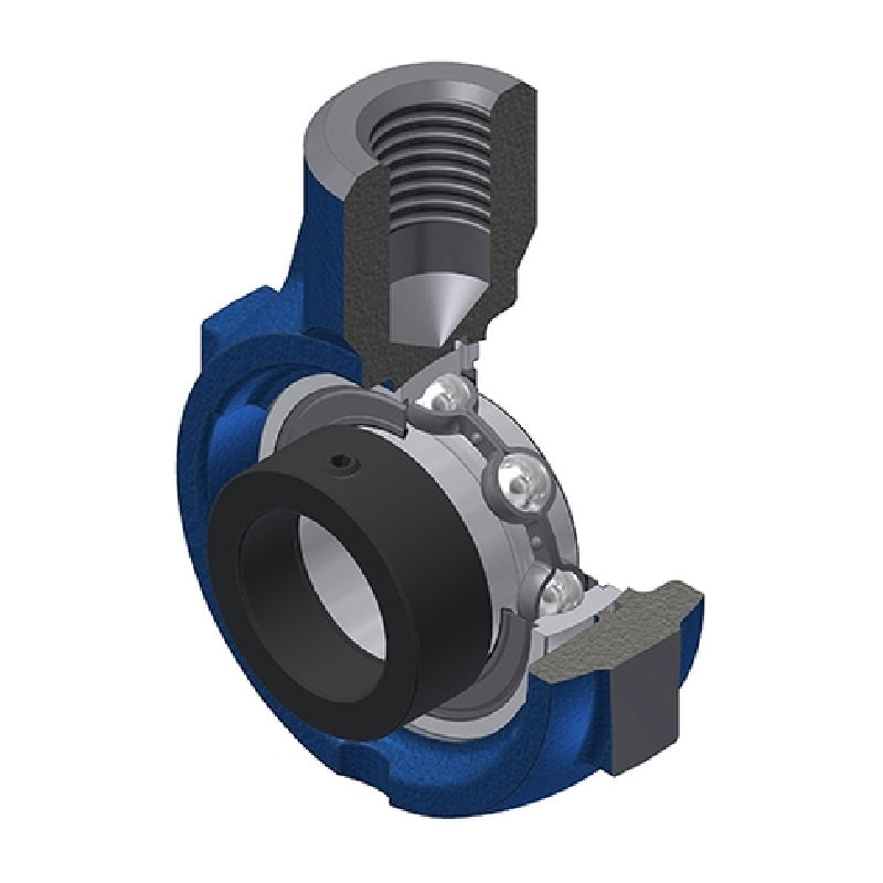 SNR ESEHE208 Metric Cast Iron Hanger Bearing Unit with Eccentric Collar Insert 40mm Bore - Allow 2-3 Days