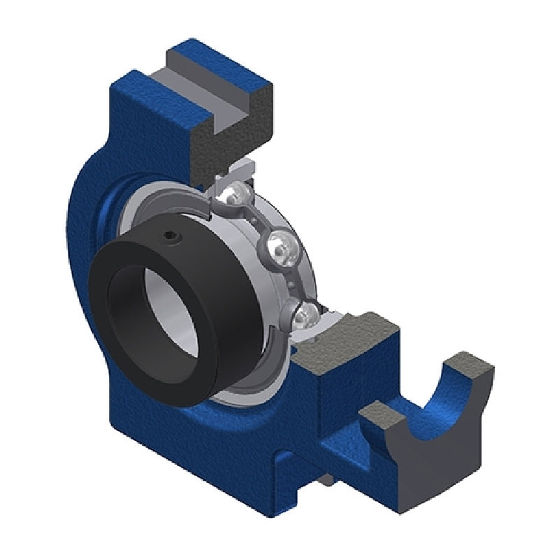 SNR EST205 Metric Cast Iron Take Up Unit with Eccentric Collar Insert 25mm Bore - Allow 2-3 Days