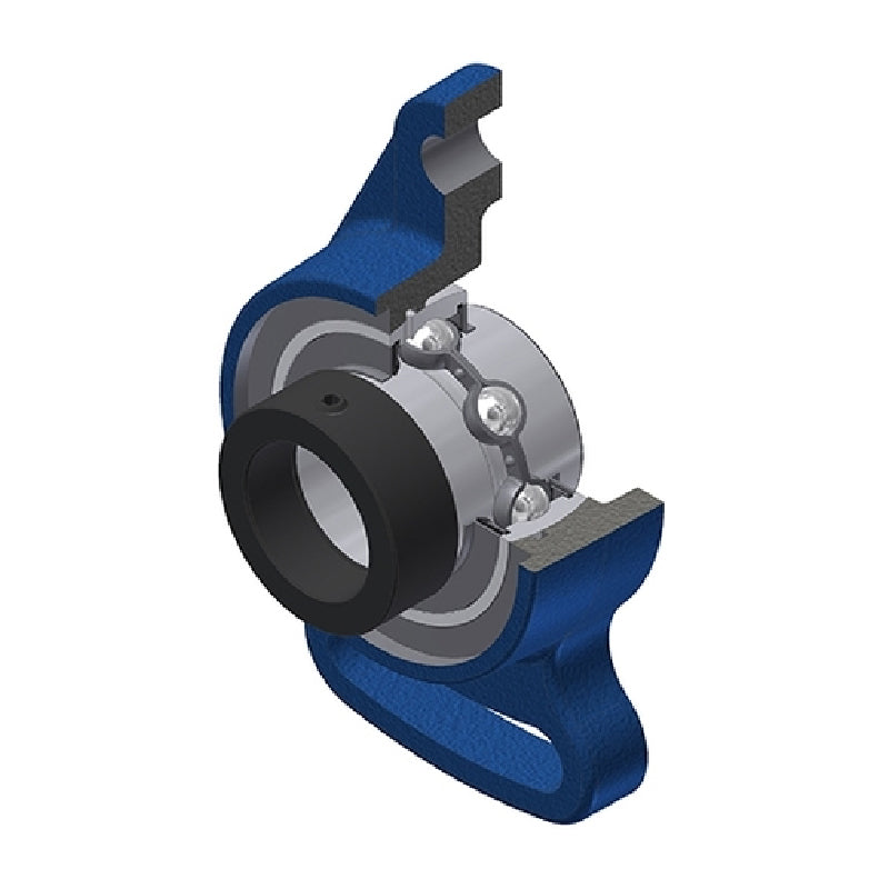 SNR EXFA207N Metric Cast Iron Adjustable Flange Unit with Eccentric Collar Insert 35mm Bore - Allow 2-3 Days