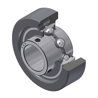SNR UCC210 Metric Cast Iron Cartridge Unit with 50mm Bore Insert 31mm Outside Dia - Allow 2-3 Days