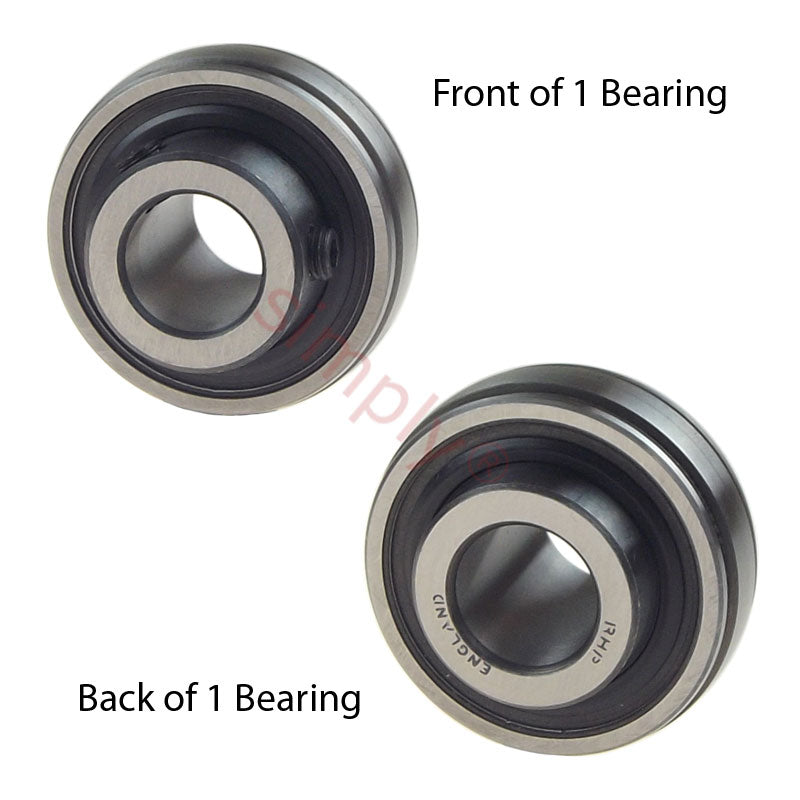 RHP 1030-1-1/4G Spherical Outer Full Width Bearing Insert 1-1/4 inch Bore 62mm Outside Diameter