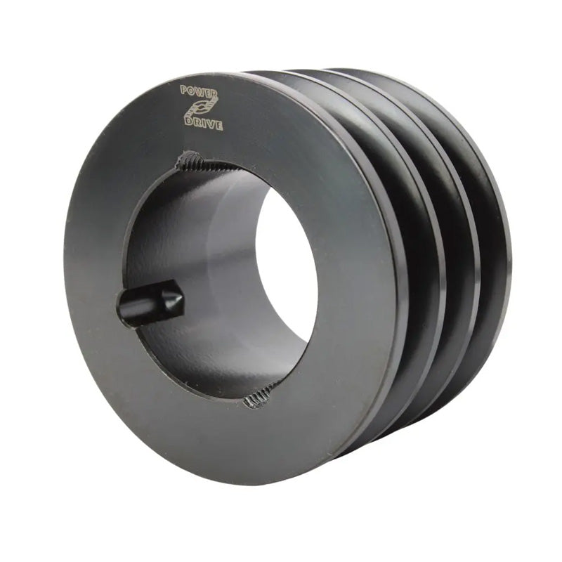 100X3SPZ 100mm Pitch Diameter SPZ Section Tapered Locking Bush Type Pulley with 3 Grooves (Bush not Incl.)