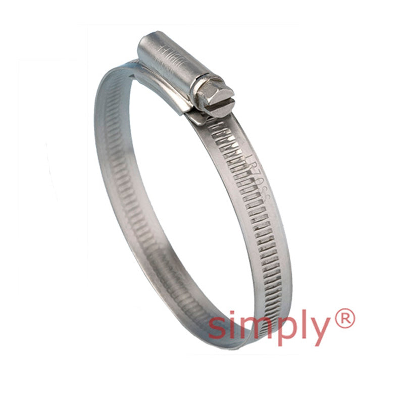 LR022SS Light Range 304 Stainless Steel Jubilee Clip Adjustment Range 12mm-22mm Band Width 9.9mm