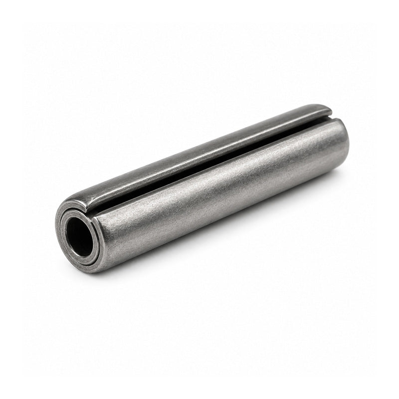 Metric Nickel Stainless Steel AISI 304 HDK Coiled Roll Pin 3.5x30mm with Plain Oiled Finish - Allow 2-3 Days