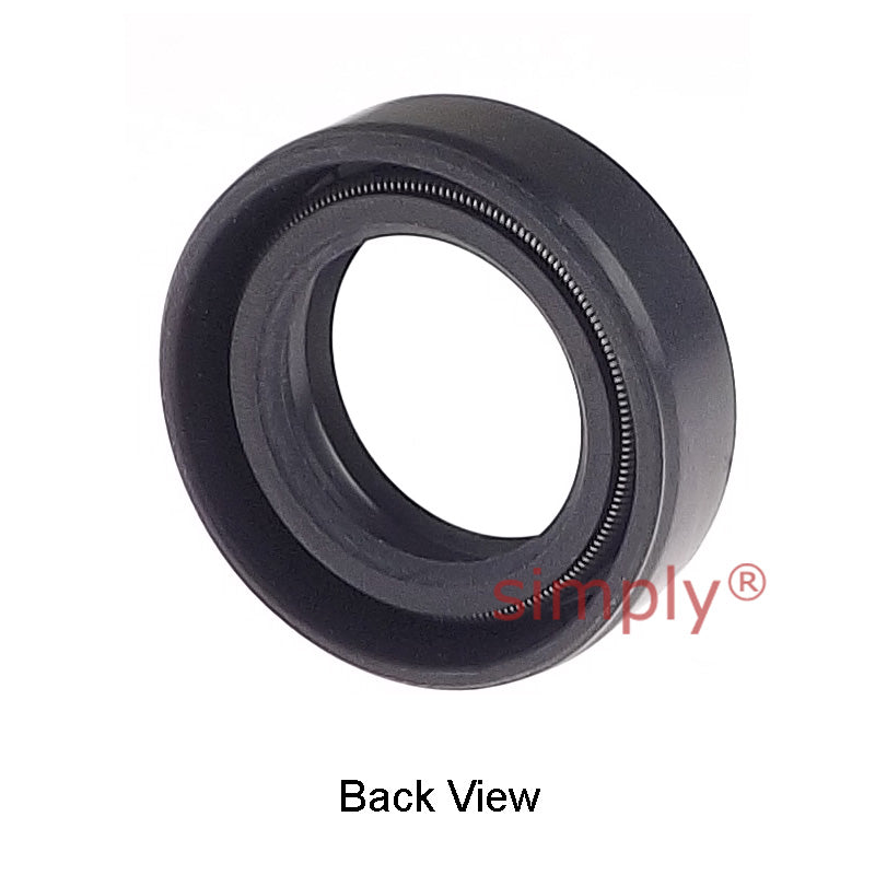 0.43x1.25x0.25 inch Nitrile Rubber Double Lip Rotary Shaft Oil Seal with Garter Spring R23 / TC Style
