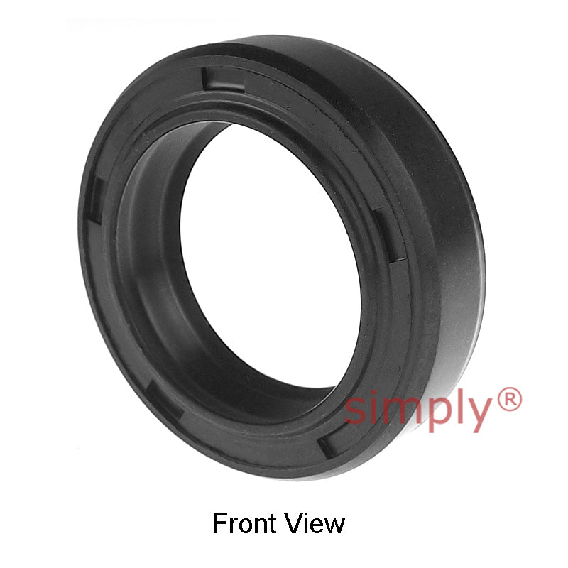 27x38x6mm Nitrile Rubber Double Lip Rotary Shaft Oil Seal with Garter Spring TC / R23