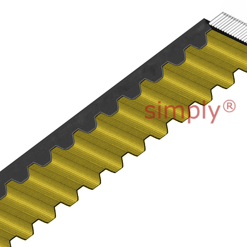 ContiTech SCC8M4400X36 Synchrochain Carbon Timing Belt 36mm Width 4400mm Length 550 Teeth - Allow 2-3 Days