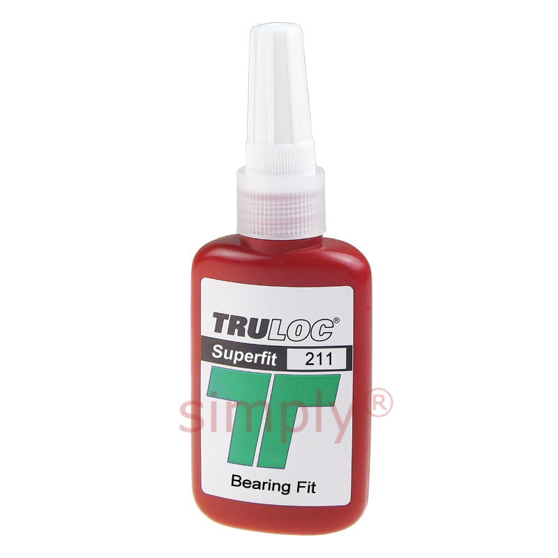 Truloc Superfit 211 Medium Strength Bush Seal and Bearing Fit Shaft Grade 10ml