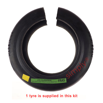 Major Brand F60F/F60B Inner Facing Taper Bore/Pilot Bored Tyre Drive Coupling Assembly with Fire Resistant Antistatic (F.R.A.S) Tyre