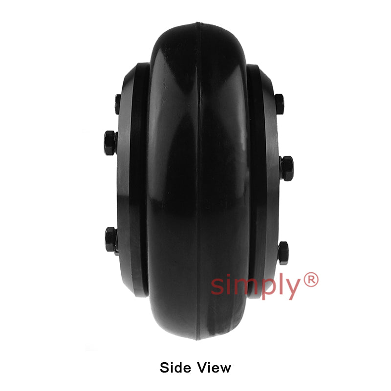 Major Brand F70B/F70B Pilot Bored Tyre Drive Coupling Assembly with Natural Rubber Tyre