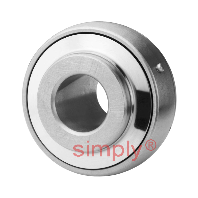 SSUC205 Metric Stainless Steel Bearing Insert with 25mm Bore 52mm Outside Dia