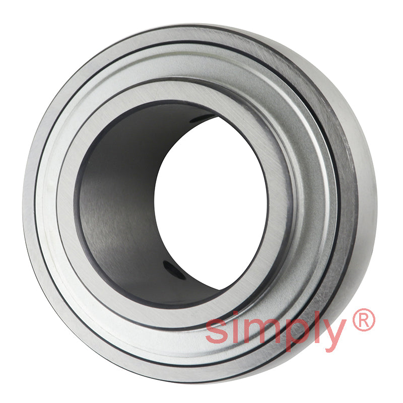SNR UC209G2 Metric Full Width Spherical Outer Bearing Insert 45mm Bore 85mm Outside Diameter with Grub Screws
