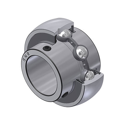 SNR UC207-22G2 Imperial Full Width Spherical Outer Bearing Insert 1-3/8 inch Bore 72mm Outside Diameter with Grub Screws