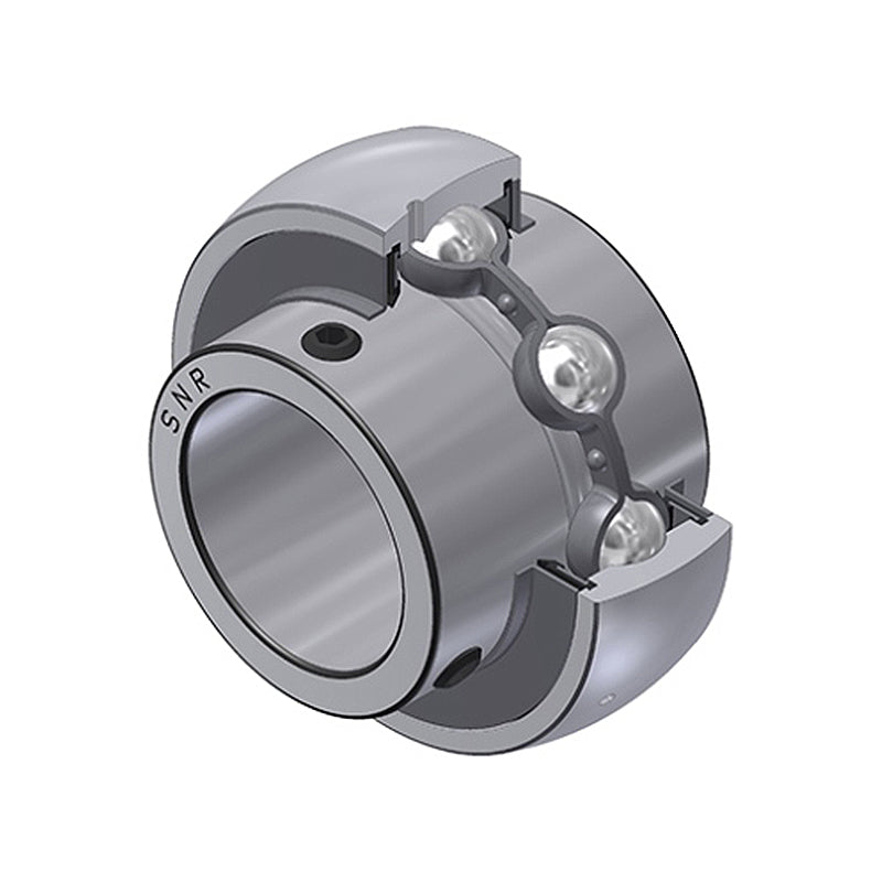 SNR UC321G2T04 Metric Full Width Spherical Outer Low Temp Bearing Insert 105mm Bore 225mm Outside Diameter with Grub Screws - Allow 2-3 Days