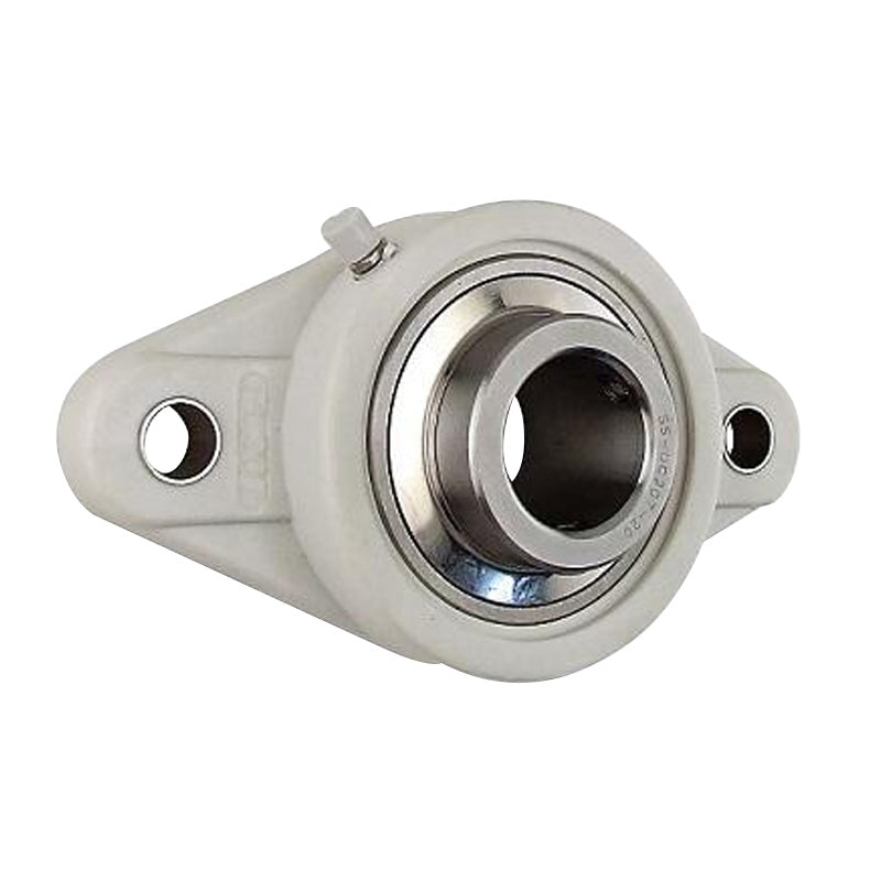 SSUCFL205-14 Imperial Two Bolt Oval Stainless Steel Flange Housing with 7/8 inch Bore Stainless Insert