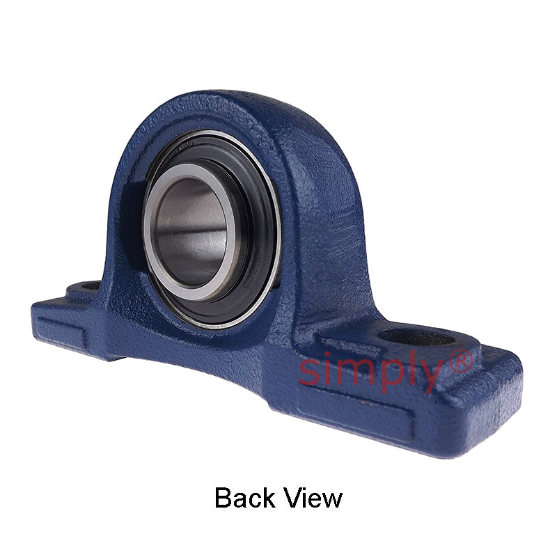 UCP205 Metric Cast Iron Two Bolt Pillow / Plummer Block Housing with 25mm Bore Insert 