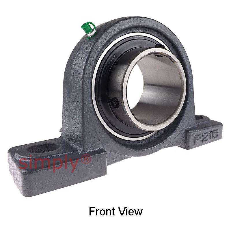 UCP215-48 Imperial Cast Iron Two Bolt Pillow / Plummer Block Housing with 3 inch Bore Insert 