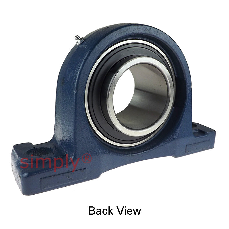 UCP218 Metric Cast Iron Two Bolt Pillow / Plummer Block Housing with 90mm Bore Insert 