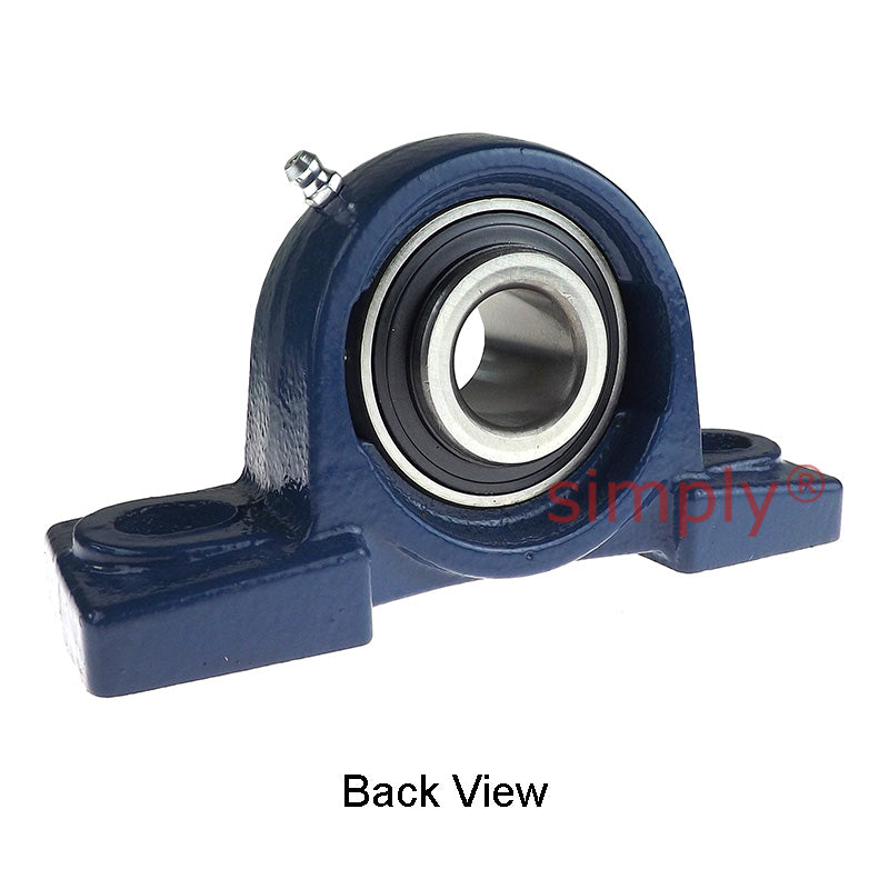 UCPX05-16 Imperial Two Bolt Cast Iron Pillow / Plummer Block Housing with 1 inch Bore Insert