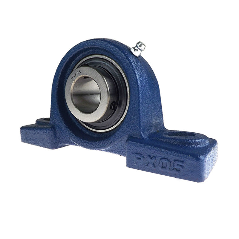 Challenge / FK UCPX08-24 Imperial Cast Iron Two Bolt Pillow Block Housing with 1-1/2 inch Bore Insert and Triple Lip Seal Ideal for Agricultural and Outdoor Use
