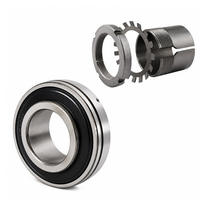 UK307/HE2307 Taper Bore Bearing Insert and Sleeve Fits 1-3/16 inch Shaft