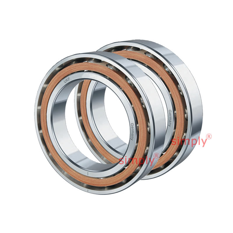 UKF 719USS40A21I1DBL Super Precision Angular Contact Spindle Bearing 40x62x12mm