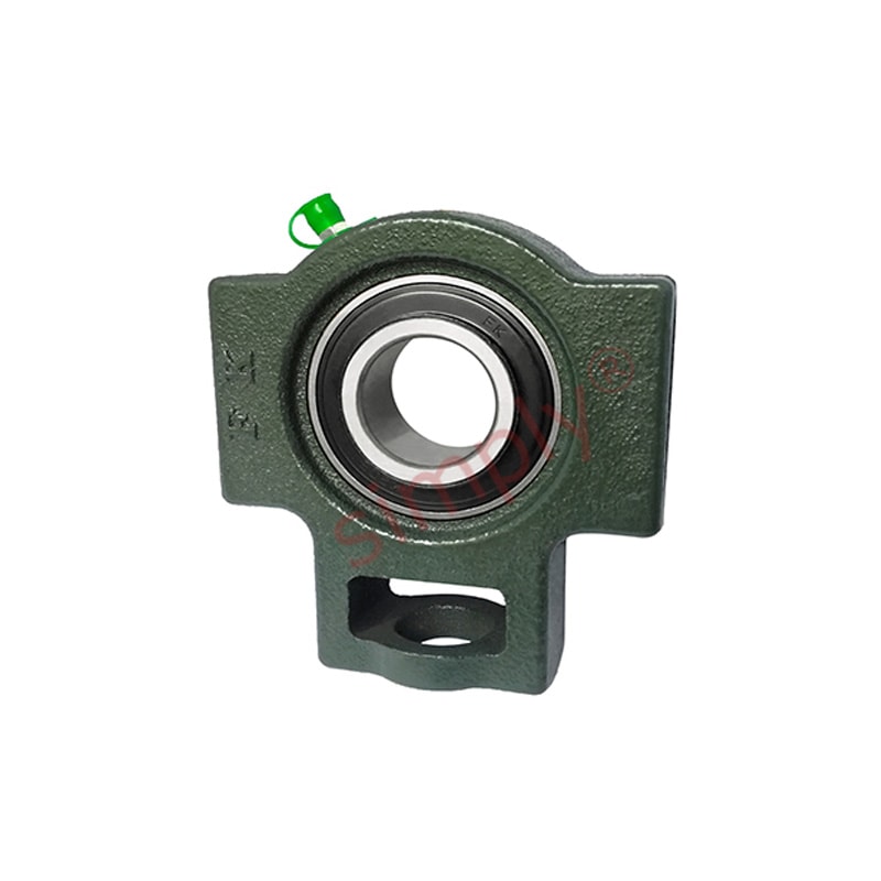 UKT211/H2311 Metric Cast Iron Take Up Unit Housing Insert and Adaptor Sleeve Fits 50mm Shaft