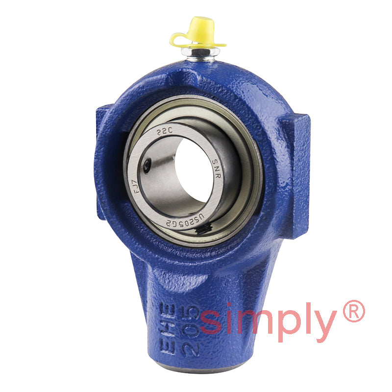 SNR USEHE205 Metric Cast Iron Hanger Bearing Unit with 25mm Bore Insert