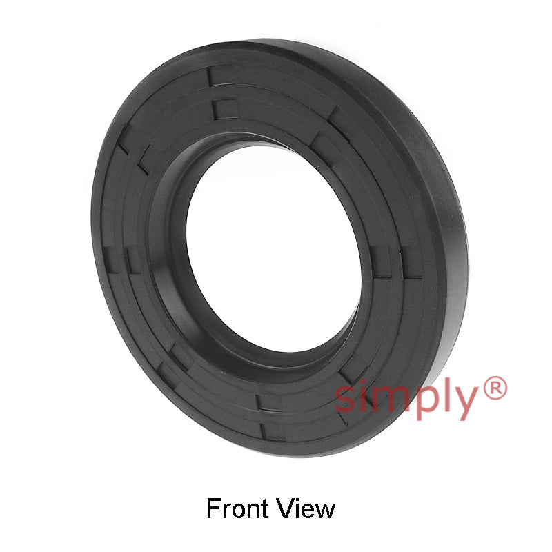 12x18x3mm Nitrile Rubber Single Lip Rotary Shaft Oil Seal Springless Design VC Style