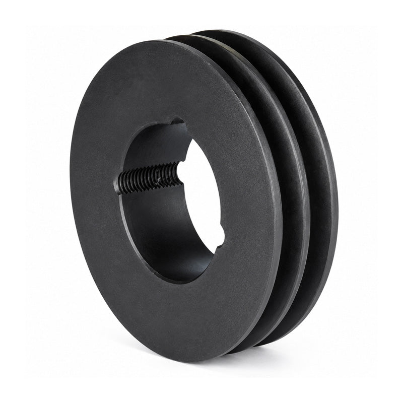 71X2SPZ 71mm Pitch Diameter SPZ Section Tapered Locking Bush Type Pulley with 2 Grooves (Bush not Incl.)
